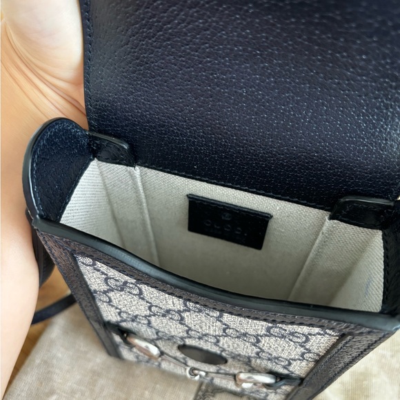 Gucci Horsebit 1955 Mini Bag (Blue black) - Picture 7 of 7